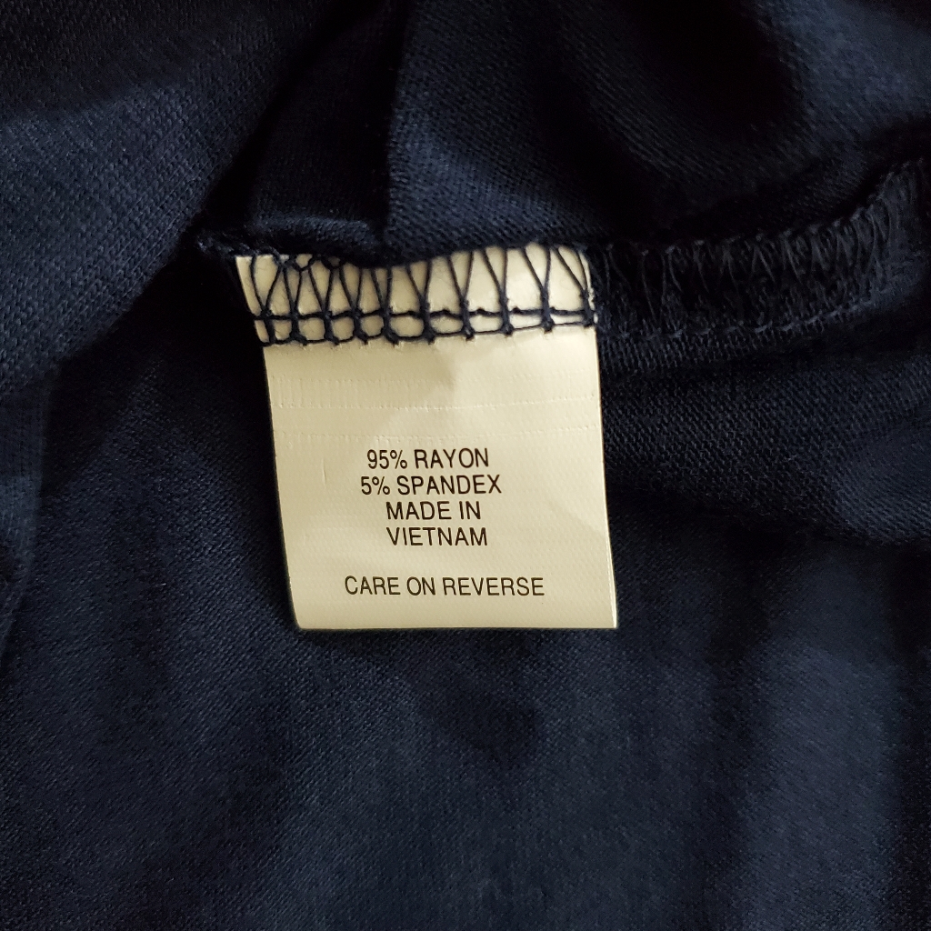 Nwt New York & Co Dress Navy Blue Strapless Maxi Casual Beachy Boho Large — image 8 of 8